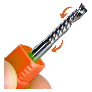 Fresa de Compressão Up-Cut 6.0mm x 22mm Metal Duro Router CNC