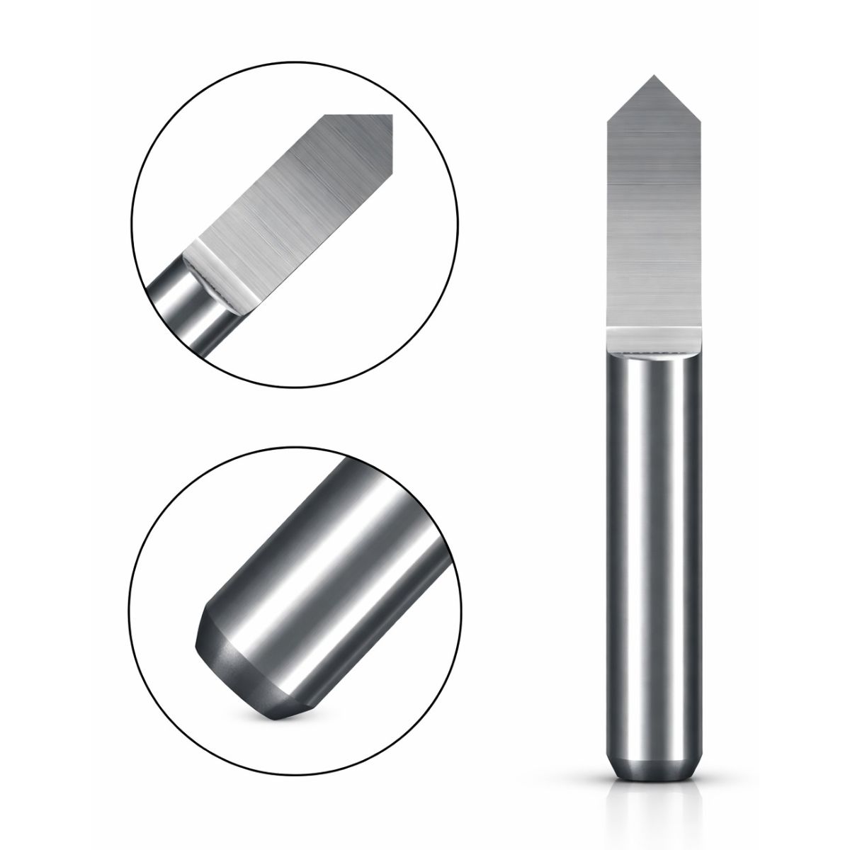 Fresa V Carving 20°x0.1mm em Metal Duro – Gravação – CNC Router