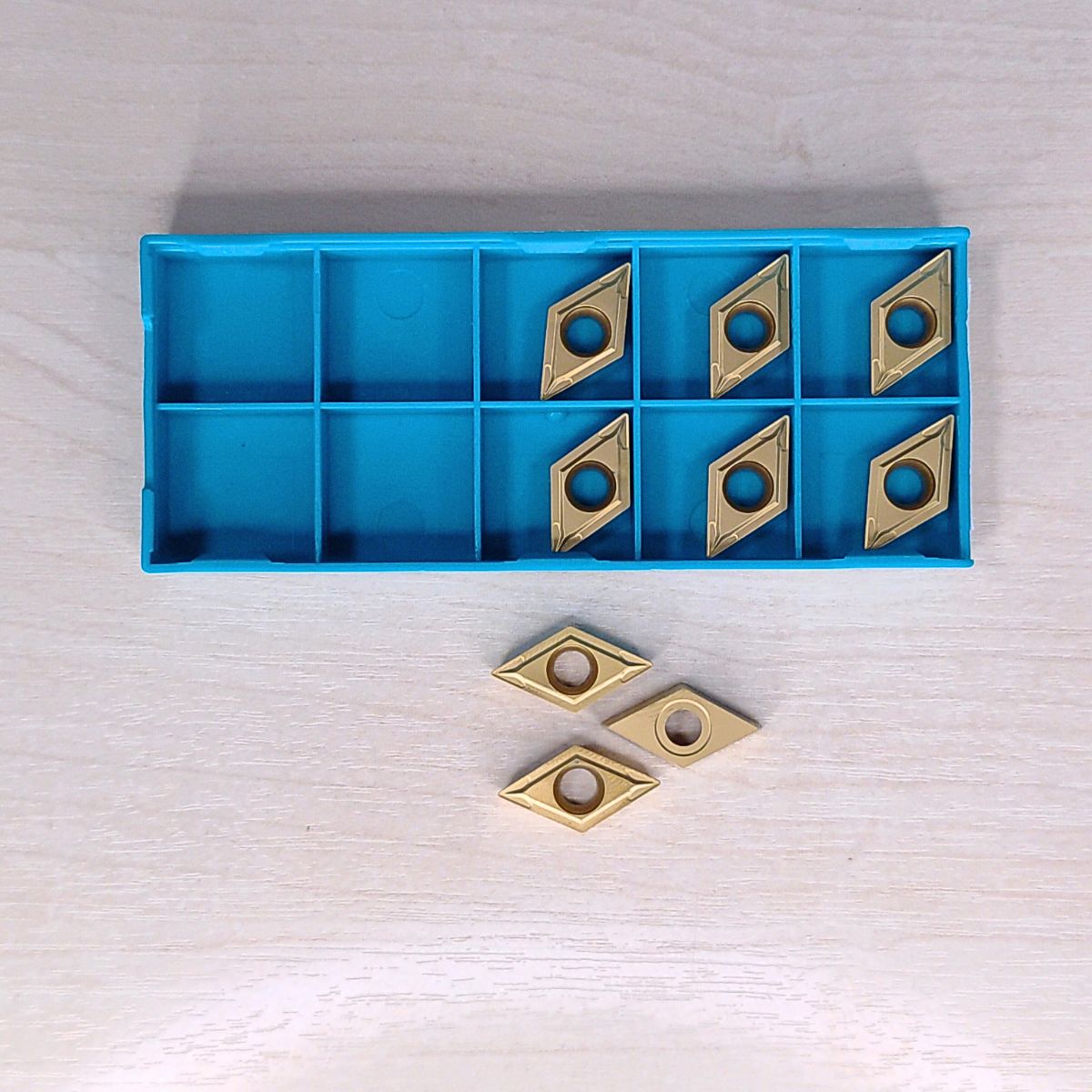 Pastilha Inserto Dc11 Dcmt11 Vídia P/ Usinagem Fresa Torno