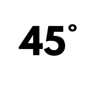 45 graus