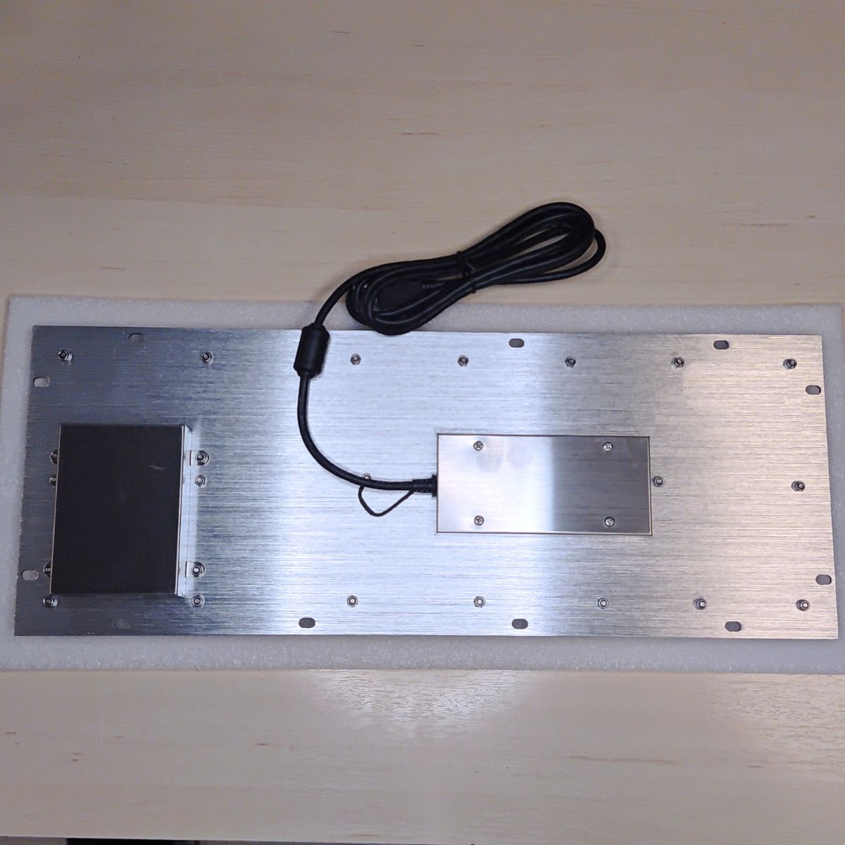 Teclado Industrial Aço Inox 304 Com F1 F12 Ip65 Trackball